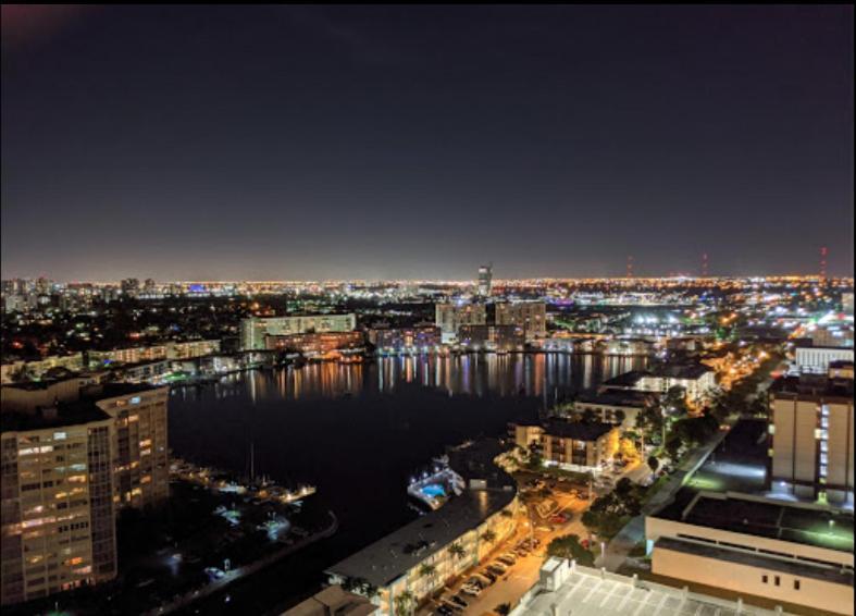 Miami Beach Studio Amazing Views 405B Hallandale Beach Bagian luar foto