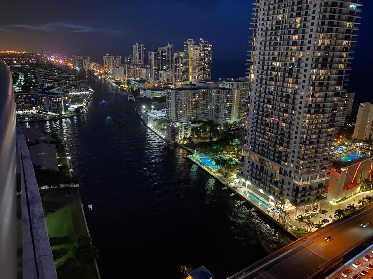 Miami Beach Studio Amazing Views 405B Hallandale Beach Bagian luar foto